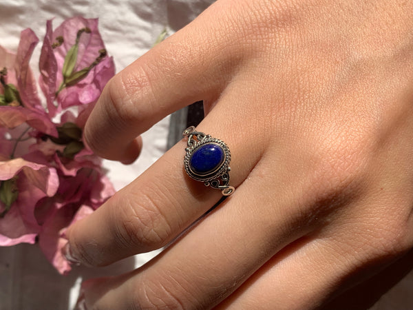 Lapis Lazuli Melita Ring - Jewels & Gems