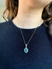 Blue Topaz Sabina Pendant - Oval - Jewels & Gems