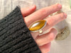Tiger’s Eye Adjustable Ring - Marquise - Jewels & Gems