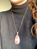 Rose Quartz Clarissa Pendant - XLarge Teardrop (One of a kind) - Jewels & Gems