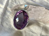 Amethyst Naevia Pendant - Multi-Faceted Large Oval - Jewels & Gems