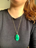 Malachite Ariel Pendant - Large Oval - Jewels & Gems