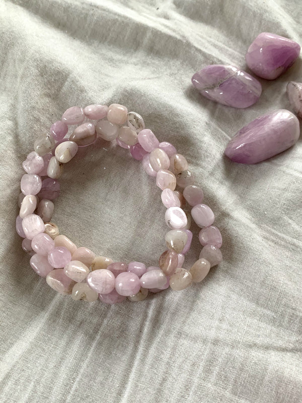 Afghan Pink Kunzite Bracelet - Jewels & Gems