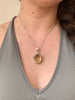 Citrine Naevia Pendant - Large Round - Jewels & Gems