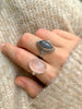 Rose Quartz Ari Ring - Faceted Oval - Jewels & Gems