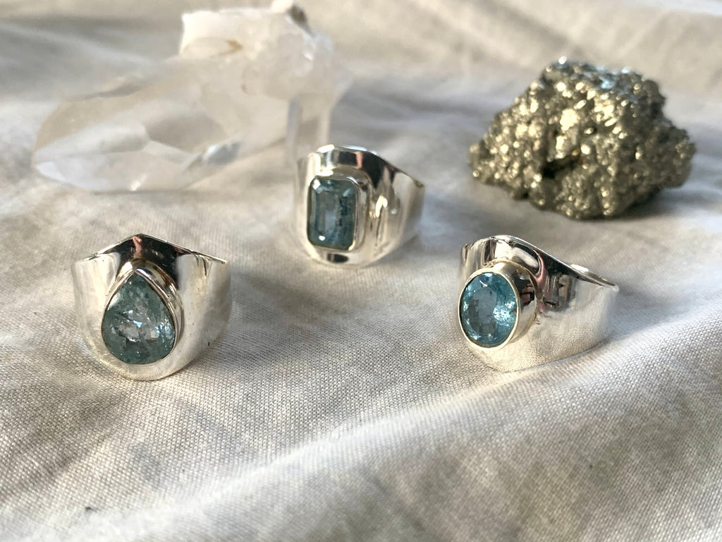 Aquamarine Medea Ring - Jewels & Gems