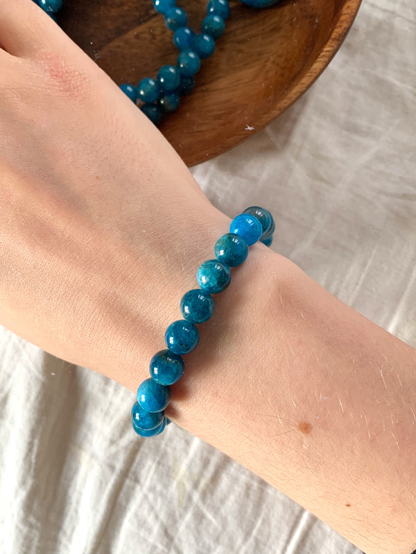 Blue Apatite Bracelet - Jewels & Gems