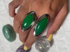 Nephrite Jade Dinah Ring - Marquise - Jewels & Gems