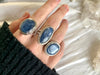 Kyanite Brea Mixed Rings - US 7 & 6.5 (One of a kind) - Jewels & Gems