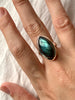Labradorite Akoni Ring - Small Marquise (US 9.5) - Jewels & Gems