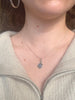 Blue Chalcedony Ari Dot Pendant - Jewels & Gems