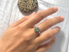 Green Chalcedony Sole Ring - Jewels & Gems