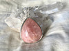 Rose Quartz Clarissa Pendant - Chunky Teardrop (One of a kind) - Jewels & Gems