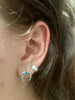 Blue Topaz Araceli Studs - Jewels & Gems