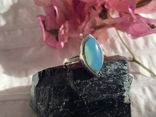 Chalcedony Ariel Ring - XS Marquise - Jewels & Gems