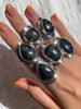 Black Golden Seraphinite Dinah Ring - Mix - Jewels & Gems