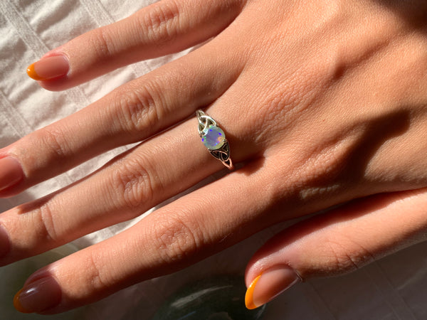 Ethiopian Welo Opal Ceridwen Ring - Jewels & Gems