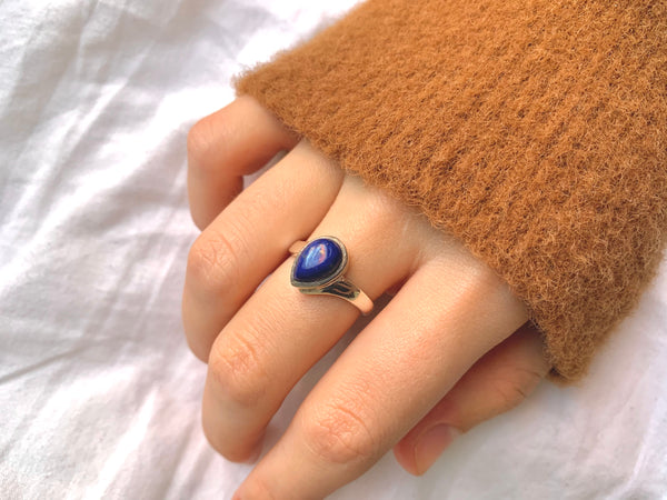 Lapis Lazuli Efimia Ring - Teardrop - Jewels & Gems