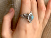 Larimar Poison Ring - US 8.5 (Limited Edition) - Jewels & Gems