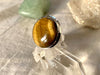 Tiger’s Eye Adjustable Ring - Round (One of a kind) - Jewels & Gems