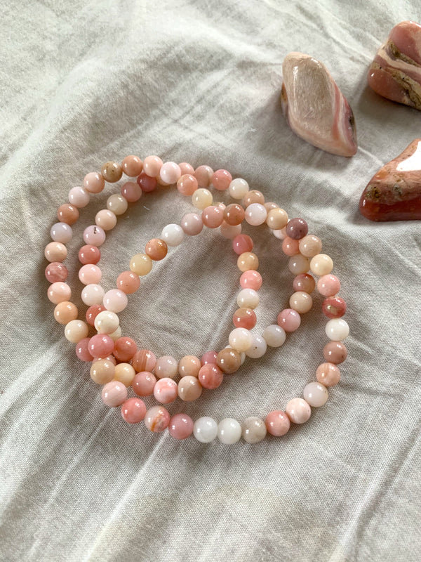 Peruvian Pink Opal Bracelet - Jewels & Gems