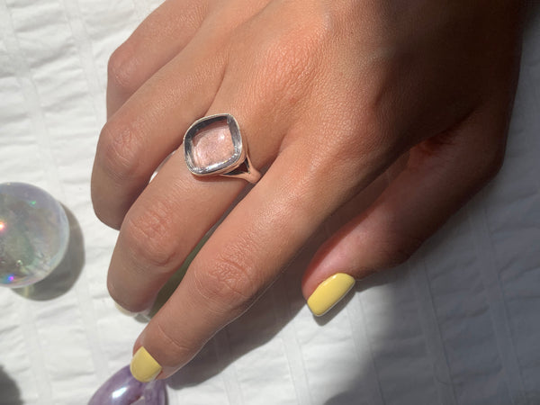 Kunzite Ariel Ring - Lozenge (US 9) - Jewels & Gems