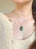 Chrysoprase Naevia Pendant - Small Oval - Jewels & Gems