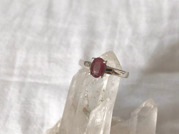 Ruby Sanaa Ring - XSmall Oval (US 6) - Jewels & Gems
