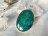Chrysocolla Naevia Pendant - Large Oval - Jewels & Gems