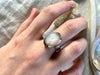 Peach Moonstone Naevia Ring - Jewels & Gems