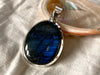 Labradorite Naevia Pendant - Large Oval - Jewels & Gems