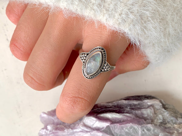 Moonstone Cassia Ring - Jewels & Gems