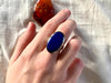 Lapis Lazuli Naevia Ring - Long Oval - Jewels & Gems