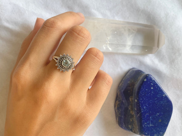 Blue Topaz Evanora Ring - Jewels & Gems