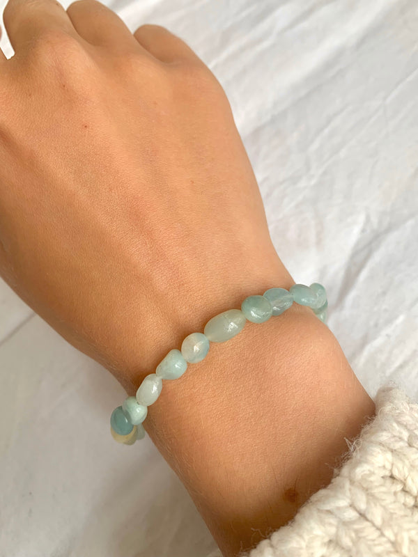 Amazonite Bracelet (Nugget bead) - Jewels & Gems