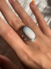 Ethiopian Welo Opal Ansley Ring - Long Rectangle (US 6.5) - Jewels & Gems