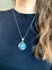 Blue Topaz Esha Pendant - XLarge Lozenge (One of a kind) - Jewels & Gems