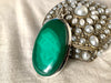 Malachite Ariel Pendant - Large Oval - Jewels & Gems