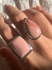 Pink Opal Ansley Ring - Small Drop / Square (US 7.5 & 8.5) - Jewels & Gems