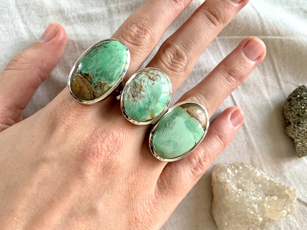 Variscite Akoni Rings - Oval (One of a kind) - Jewels & Gems