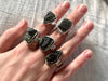 Moldavite Brea Rings - Freeform - Jewels & Gems