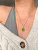 Peridot Naevia Pendant - Medium Oval - Jewels & Gems