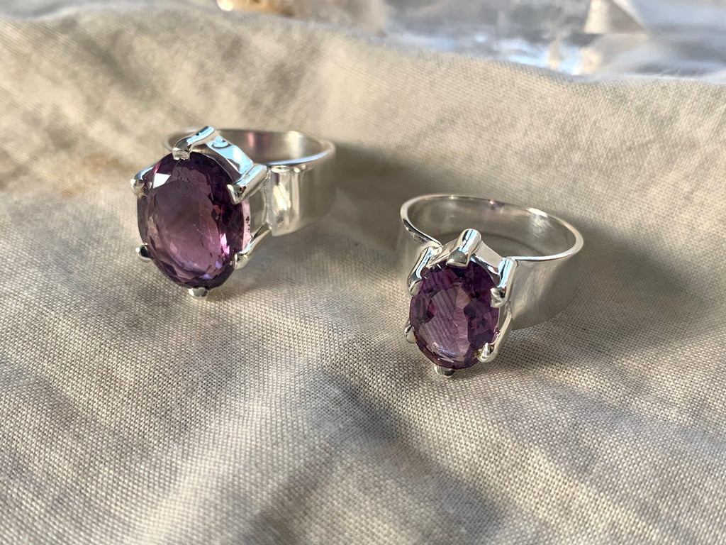 Amethyst Melusine Ring - Oval - Jewels & Gems